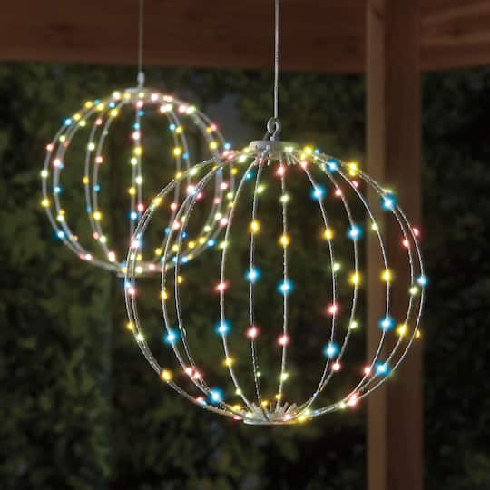 12&#x22; Multicolor LED Hanging Sphere by Ashland&#xAE;